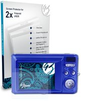 Bruni Basics-Clear 2x Schutzfolie kompatibel mit Polaroid iX828 Folie