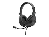 Trust HS-250 - Wired teaching headphones with microphone (black)