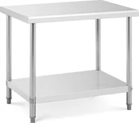 Royal Catering Edelstahl-Arbeitstisch - ECO - 100 x 70 cm - 95 kg -