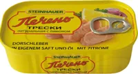 Steinhauer Dorschleber im eigenen Saft und Öl geräuchert 120g Pechen Treski