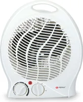 Alpina - ohřívač s ventilátorem - přenosný ohřívač Koupelna Obývací pokoj - s praktickou rukojetí a 2 stupni ohřevu - 2000 W - bílý