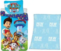 PAW Patrol - Bettwäsche-Set, 135x200 und Fleece-decke GLOW, 130x160