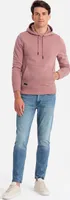 Ombre Clothing Herren-Kapuzenpullover mit Kapuze Okoello dunkelpink XXL