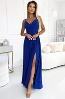 Numoco Formelle Frauenkleider Chiara kornblumenblau XXL