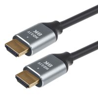 Kabel HDMI 2.1a s pozlaceným samcem na samce 8K Ultra High-Speed kabel Maximální šířka pásma 48 Gb/s 8K FUHD 60Hz 4320p / 4K 120Hz 2160p 3m