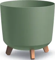nabbi Plastový kvetináč na nožičkách DGTL300L 29,8 cm - zelená