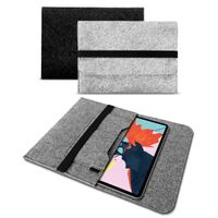 Sleeve Tasche für Apple iPad Air 10.9 2020 10.5 2019 Hülle Filz Case Schutzhülle, Farben:Grau