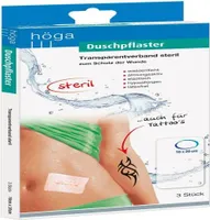 Duschpflaster 10x20 cm Transparentverband steril 3 St