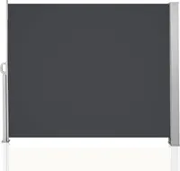 Hengda Seitenmarkise Markisen  Alu Garten Sichtschutz Seitenrollo Sonnenschutz windschutz 160 x 300 cm Anthrazit