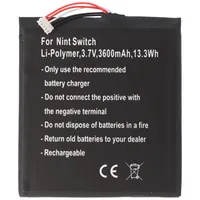 Batéria vhodná pre Nintendo Switch, Li-Polymer, 3,7 V, 3600 mAh, 13,3 Wh