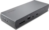 Kensington SD5700T Thunderbolt™ 4-Dockingstation mit dualem 4K und 90W PD – Windows/macOS - Kabelgebunden - Thunderbolt 4 - 90 W - 3,5 mm - 1000,100,10 Mbit/s - Grau