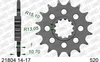 DC AFAM Ritzel 520 - 14Z 21804-14