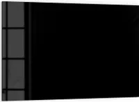 DEQORI Küchenrückwand Glas 60x40 cm 'Schwarz' Spritzschutz Bad Rückwand Küche