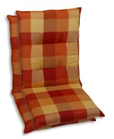 GO-DE Sesselauflage 4er Textil, Mittellehner,