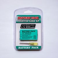 Akku für Nintendo Gameboy Advance SP  850mAh 3.7V Batterie Ersatzakku
