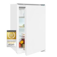 Exquisit Einbaukühlschrank EKS131-3-040F | Einbaugerät | Schlepptürmontage | 118 l Volumen | Weiß