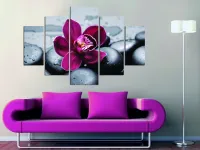 Wallity, ST031- MIR1930, farebný, plátno, 92 x 56 cm, 100% MDF (hrúbka: 3 mm)