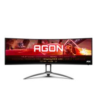 AOC B2 AG493UCX2, 124 cm (48,8"), 5120 x 1440 pikseli, Quad HD, LED, 1 ms, czarny