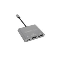TERRATEC Connect C3 USB-C zu USB-C PD HDMI USB3.0 Aluminium