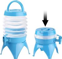 MAVURA Faltbarer Wasserspender Getränkespender Wasser Kanister Behälter Zapfhahn