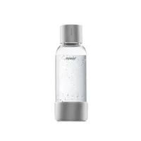 Sodabereiter Flasche STEEL 0,5 l, Farbe:silver