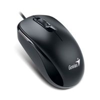 GENIUS Maus DX-110 Black PS/2, optische 3-Tasten Scroll-Maus, 1000DPI