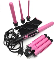 BESTOPE PRO Lockenstäbe 3 Fässer Große Keine Locken Keramik Hair StylingsetColor