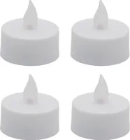 4x LED Teelichter Kerzen Batterie Elektrisch Licht Lampe Windlicht Kerze LED