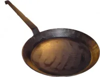 Kaltgeschmiedete Eisenpfanne Bratpfanne Ø 36 cm