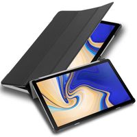 Cadorabo Ochranné pouzdro pro tablet Samsung Galaxy Tab S4 (10,5 palce) v černém pouzdře Cover Pocket Auto Wake up