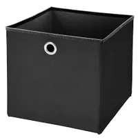 2 Stück Schwarz Faltbox 25 x 25 x 25 cm