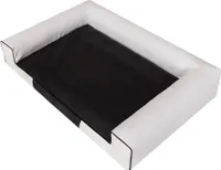 Posteľ pre psa Pohovka pre psa Pohovka pre psa Vankúš pre psa Kôš pre psa Posteľ pre psa Pohovka pre psa Mäkká posteľ pre psa Vankúš pre psa D: 81 x 55 cm Biela