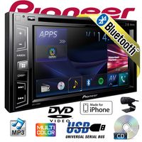 Pioneer AVH-X390BT - Smartphone kompatibles Multimedia Autoradio 2DIN Bluetooth | Autoradio