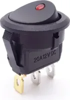 12V 20A DC LED Punktlicht Auto Boot runder Wippschalter EIN-AUS SPST Schalter