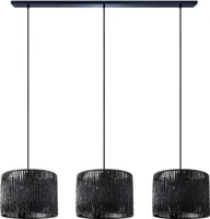Pendelleuchte Esstisch Korb Boho Hängelampe Esszimmer Lampe E27 Rattan