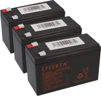 36V 3x 12V 9,5Ah Blei Akku E-Motorbike E-Trial OSET 16,0
