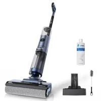 JONR ED12 Pro Nass Trockensauger, 200W 9000Pa Waschsauger, Heißlufttrocknung und Heißwasser-Selbstreinigung, Double Edge Reinigungsbürste