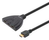 Manhattan 1080p 3-Port HDMI-Switch integriertes Kabel sw