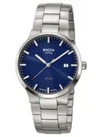 Boccia 3652-02 Herrenuhr Solar Titanium 39mm 5ATM