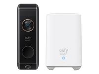 Eufy Doorbell Dual Cam 2K Pro inkl. Homebase 2 E8213G11 - Smart Home Türklingel -schwarz