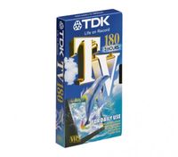 TDK VHS Videokassette 180min TV-180