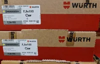 Art. 0234930152 Würth AMO III Schrauben 7,5 x 152 Halbrundkopf Fenstermontage, 200 Stück