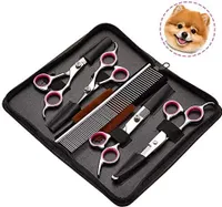 Pet Grooming Scissors Dog Cutting Haarschneiden Haarschnitt Schere Set Modern Scherenschere Trimmen Mehrfarbig