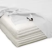Traumschlaf Feinbiber Haustuch Bettlaken 220x260 cm weiss