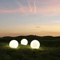 HI Solar LED Garten-Kugelleuchte 25 m