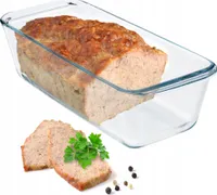 KADAX Kastenform aus Glas, Transparente Königskuchenform, Robuste Kuchen-form mit dickem Boden