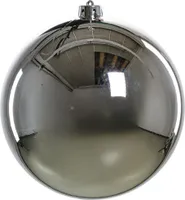 TrendLine Weihnachtskugel bruchfest, langlebig Ø 20 cm silber 1 Stück