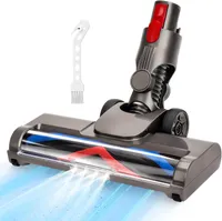 Bürste kompatibel mit Dyson V7 V8 V10 V11 V15, Elektrische Bodenbürste, Ersatzbürste Staubsauger Zubehör mit 4 LED-Leuchten, Bürste Ersatzteile