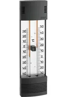 TFA - Analoges Maxima-Minima-Thermometer mit Aluminium-Skala 10.3016 - schwarz