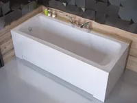Badewanne Rechteck Wanne Acrylwanne 160x70 Optima ohne Gehäuse Premium